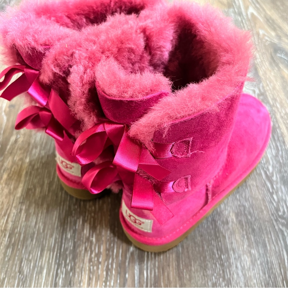 Uggs Girls Bailey Bow Pink Boots